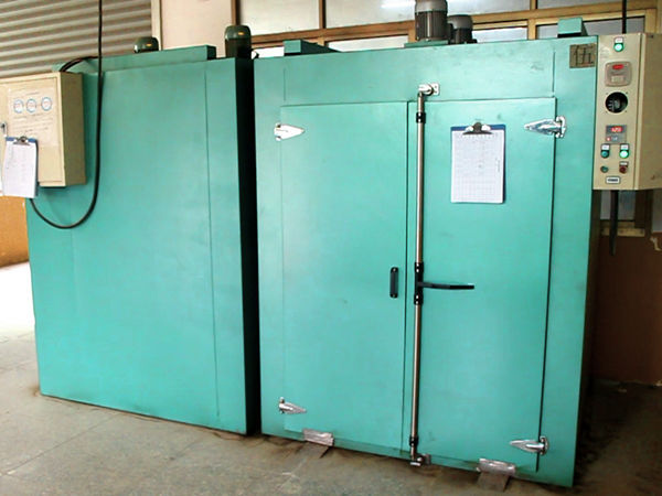 curing oven for flap disc production