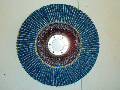 Rejected flap disc caused by FLAP MISSING