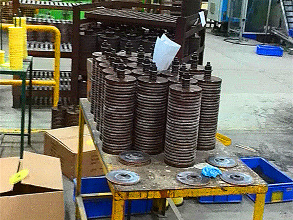 Grinding Wheels Before Bakeing