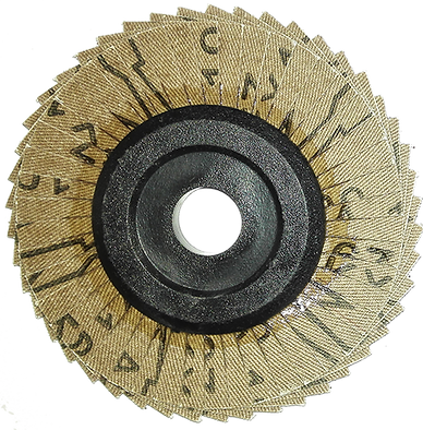 flexible flap disc made by SKD flexible flap disc machine